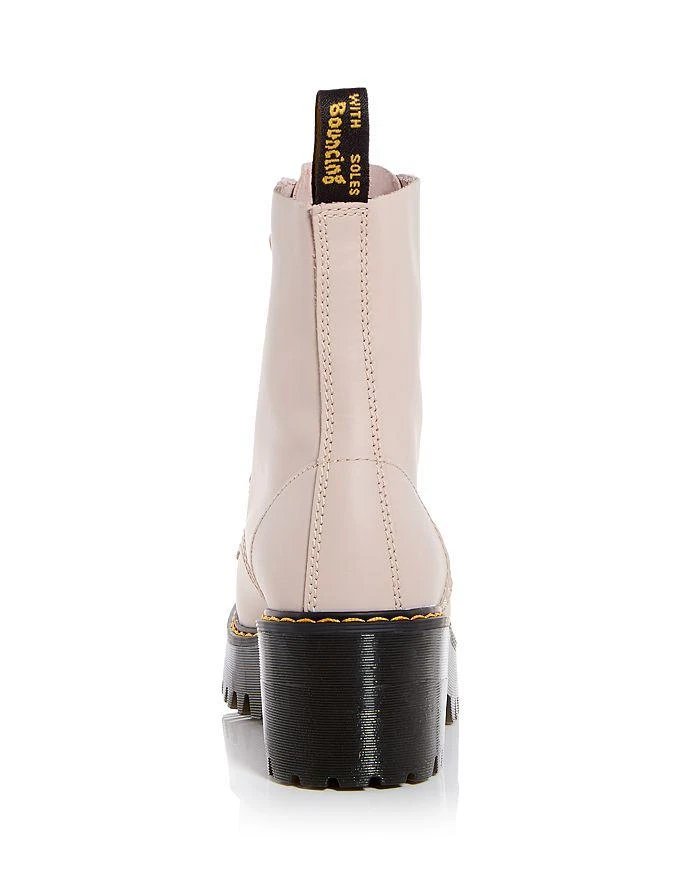 Dr. Martens Women's Leona Platform Combat Boots 4