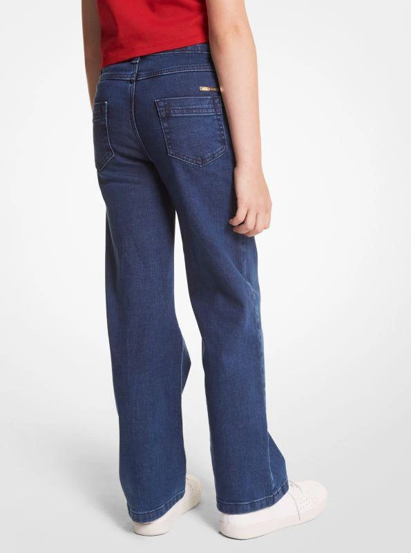 michael_kors Embellished Stretch Cotton Jeans 2