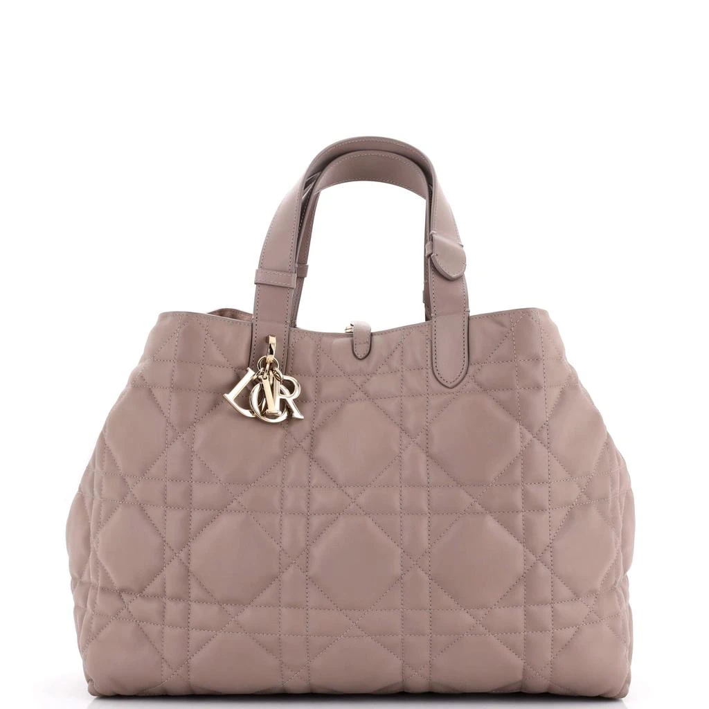Dior Toujours Tote Bag Macrocannage Quilt Calfskin Large 1