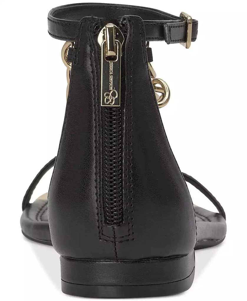 Jessica Simpson Women's Edgey Chain-Trim Flat Sandals 7
