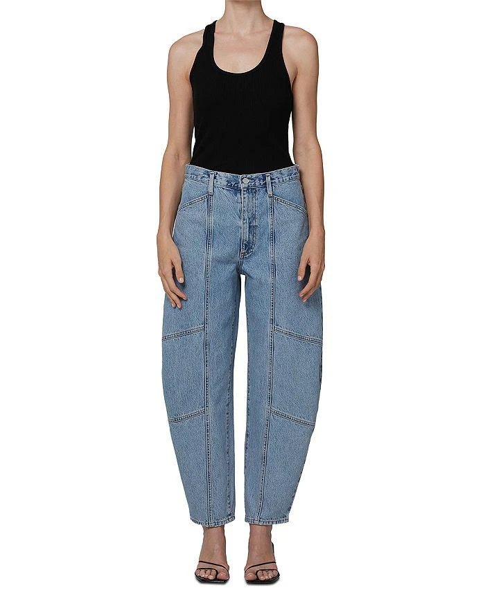 AGOLDE Mara Bowed Jeans in Effect 6