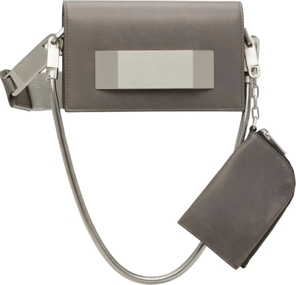 Rick Owens Gray Concordians Mini Griffin bag 1