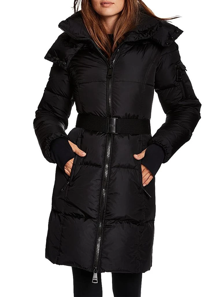 SAM. Noho Belted Matte Shell Down Puffer Coat 1