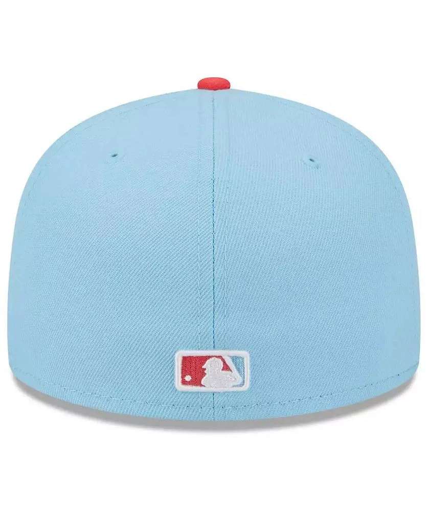 New Era Men's Light Blue, Red Chicago White Sox Spring Color Two-Tone 59FIFTY Fitted Hat 3