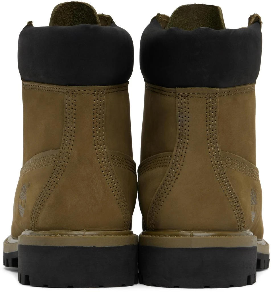 Timberland Khaki Premium 6-Inch Lace-Up Waterproof Boots 2
