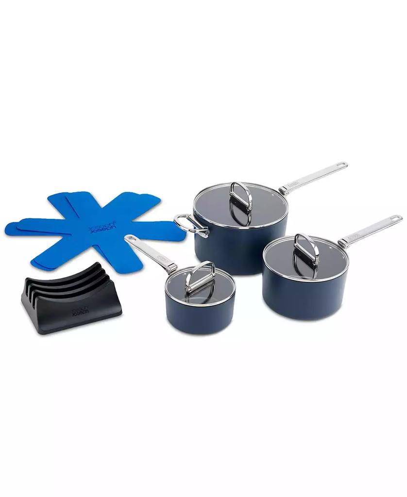 Joseph Joseph Space Ceramic Nonstick 7-Pc. Saucepan Set