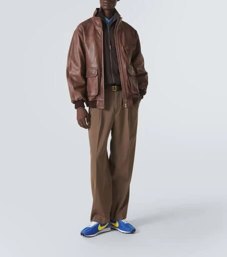 NIKE LD-1000 leather-trimmed sneakers 2