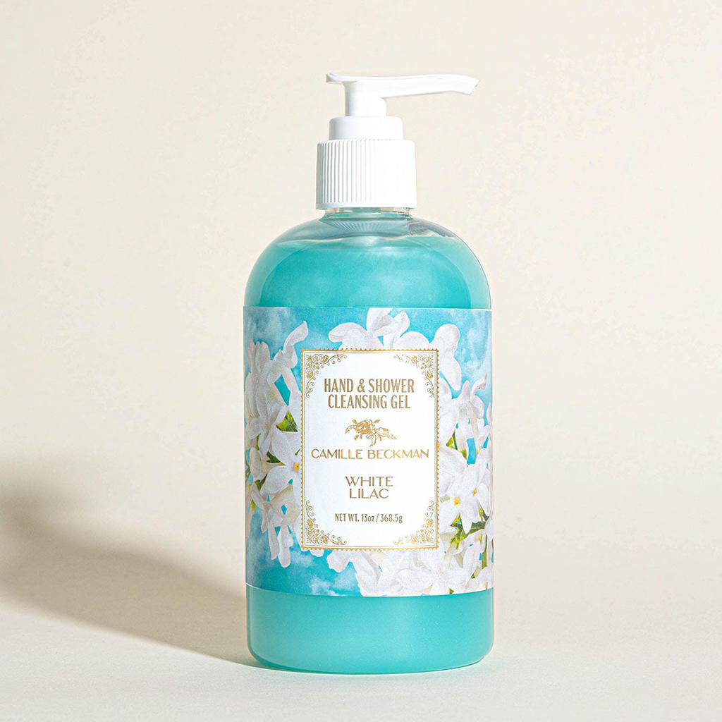 Camille Beckman Hand & Shower Cleansing Gel 13oz White Lilac