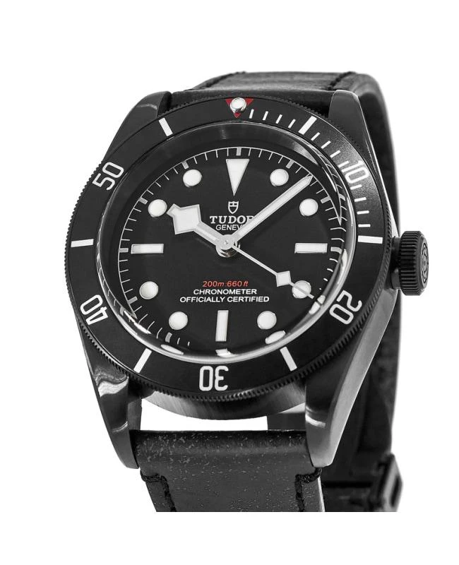 Tudor Tudor Heritage Black Bay Dark Automatic Leather Strap Men's Watch M79230DK-0004 2