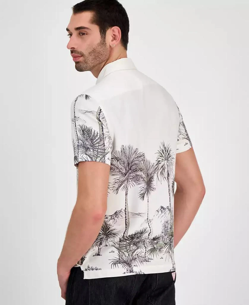 GUESS Men's Palm Canyon Short Sleeve Button-Front Shirt 4