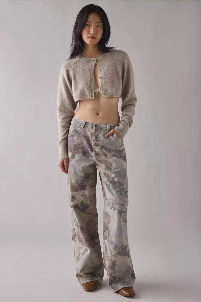 BDG BDG Jaya Camo Print Baggy Boyfriend Pant