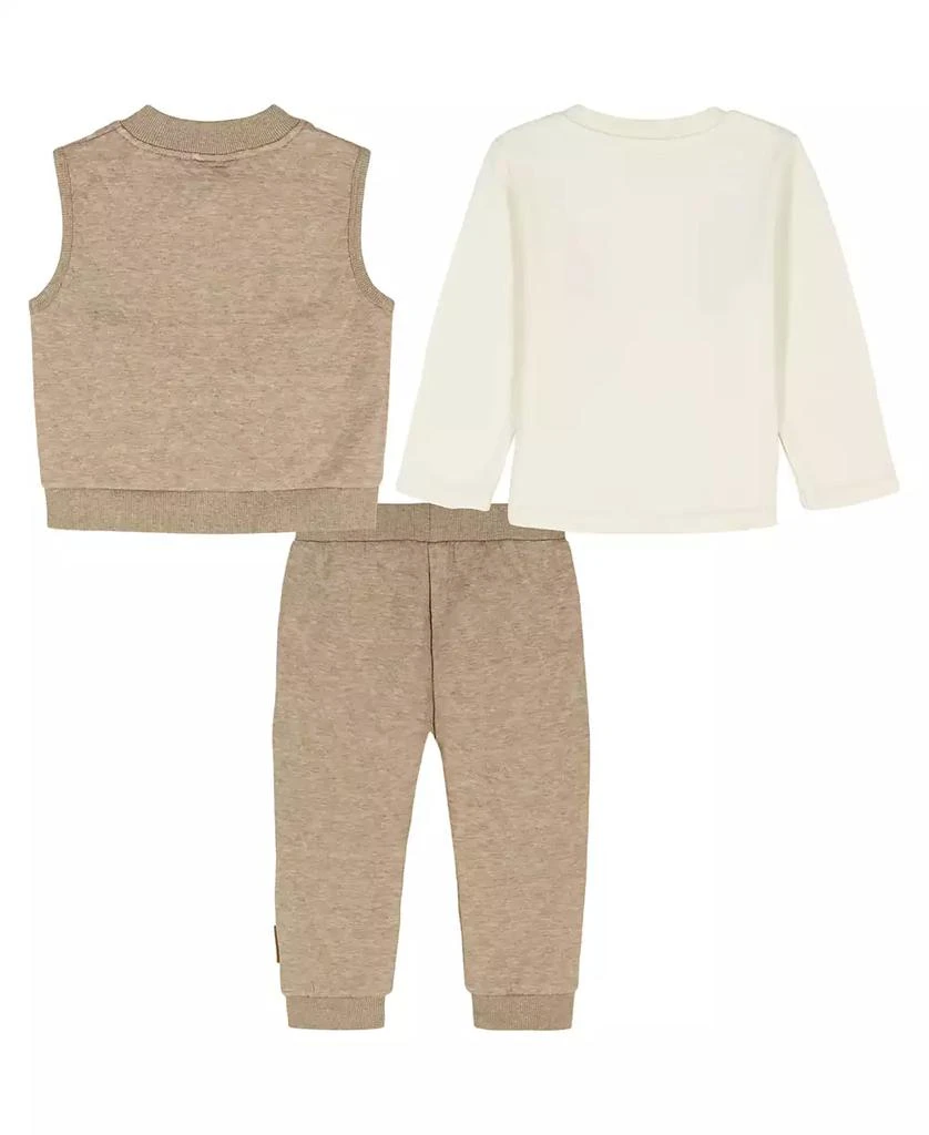 Calvin Klein Baby Boys 3-Piece Vest, T-Shirt and Joggers Set 2