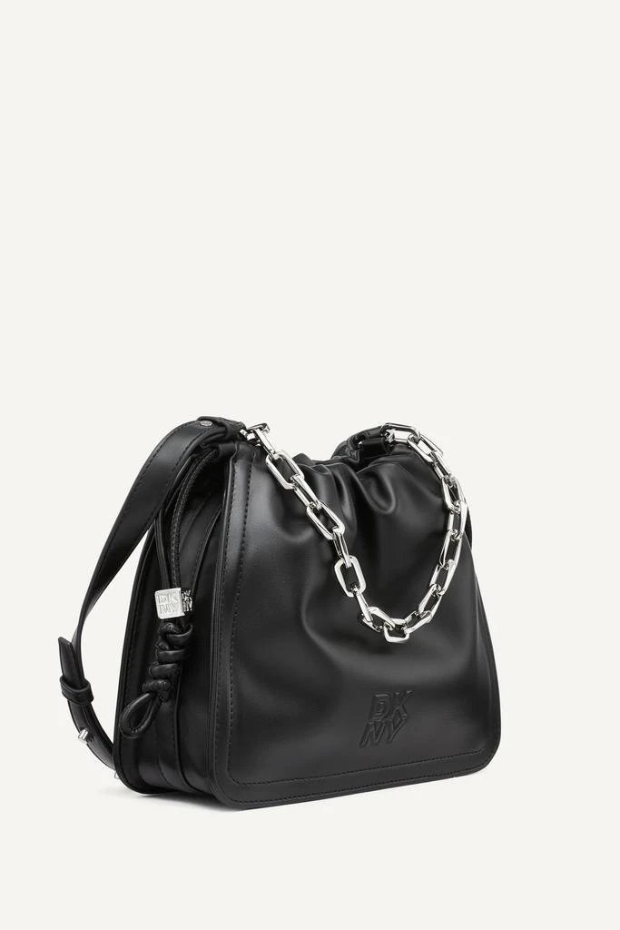 DKNY HALLE LOGO DRAWSTRING CROSSBODY BAG 2