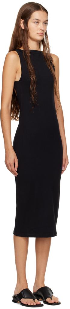 Gil Rodriguez Black Valentina Midi Dress