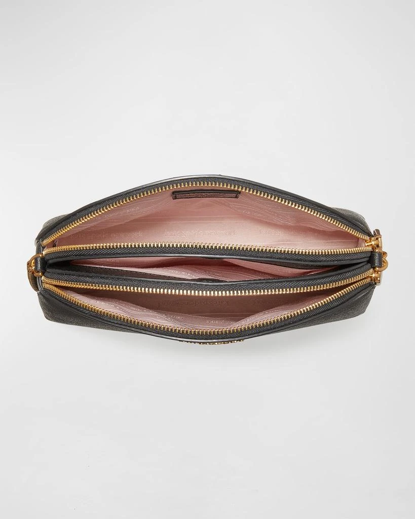 Kate Spade double zip leather crossbody bag 4