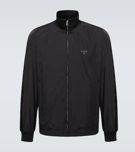 Prada Prada Logo Patch Zip-Up Jacket - Jackets - Compare