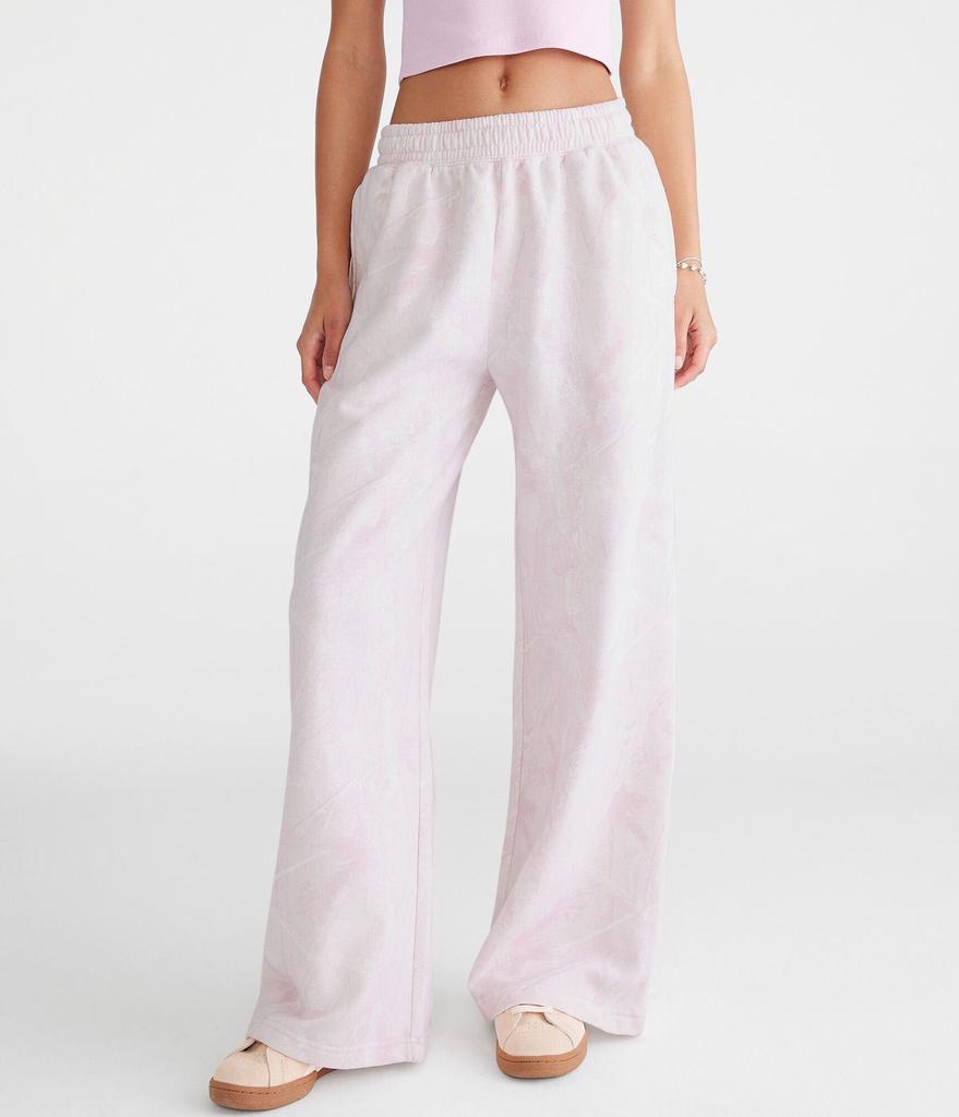 Aeropostale Forest Camo High-Rise Wide Leg Sweatpants