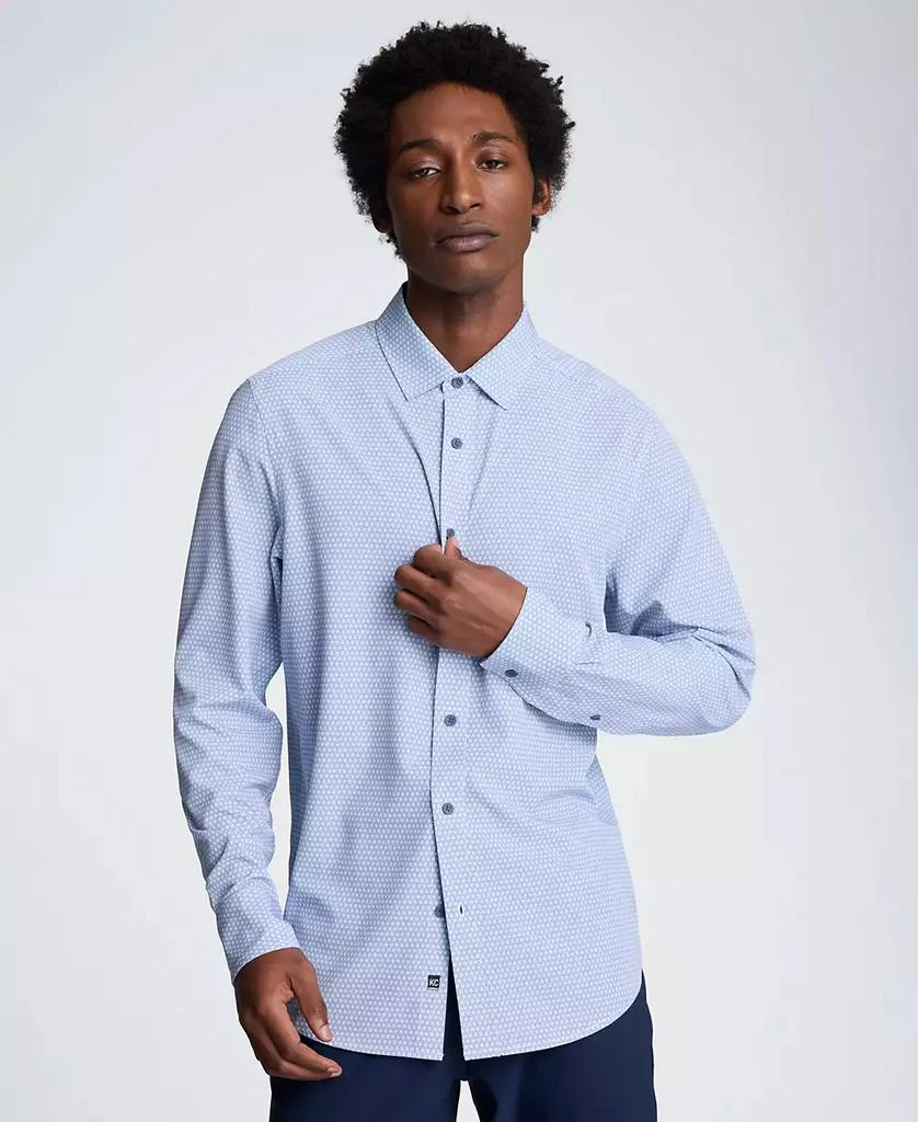 slim fit dress slacks Shop Slim-Fit Stretch Dress Shirt – Black main image 1