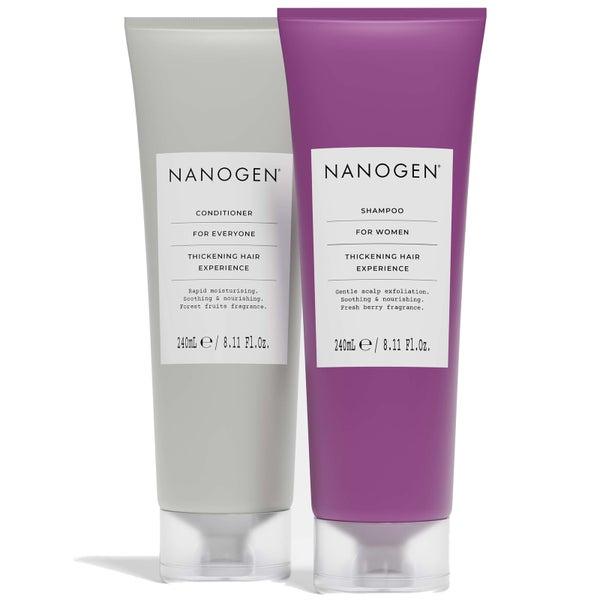 Nanogen Nanogen Thickening Treatment Shampoo and Conditioner Bundle for Women