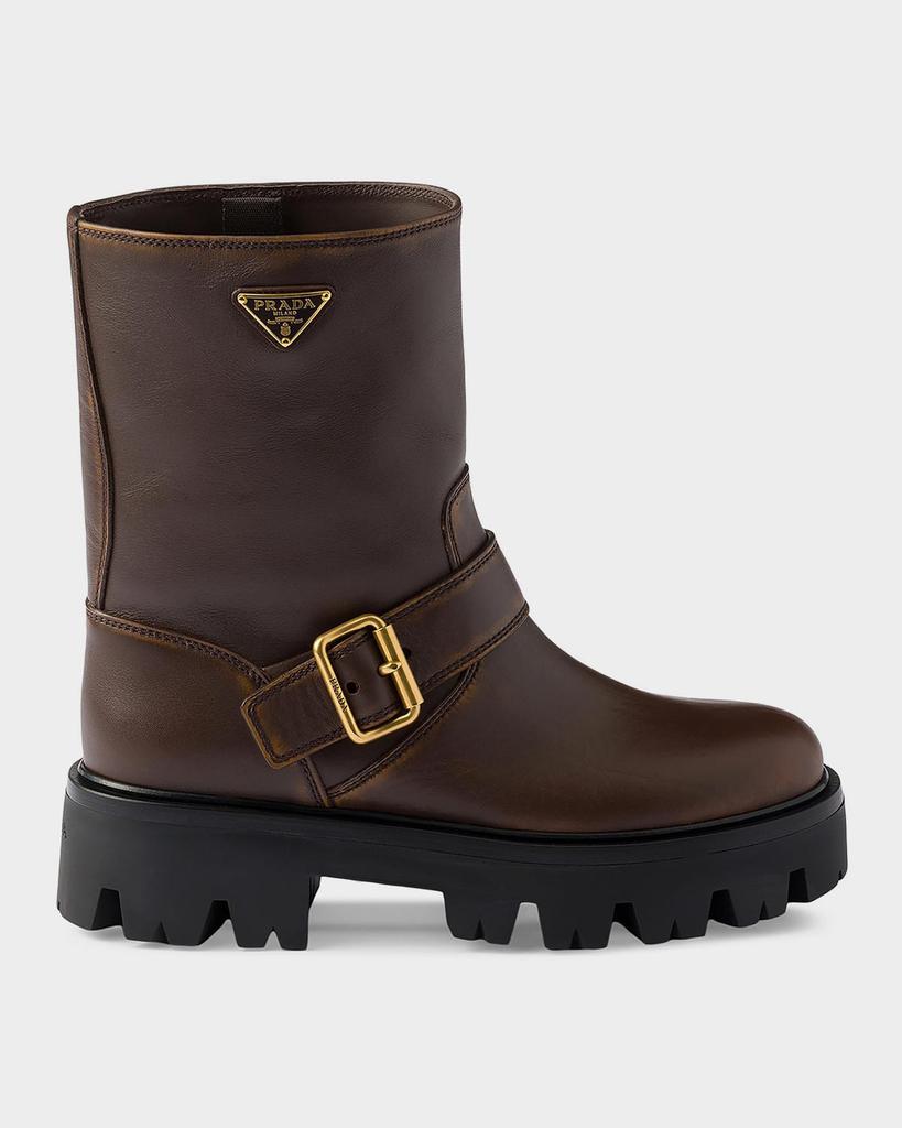 Prada Leather Chelsea Boots - Shoes - Free Shipping - BeyondStyle
