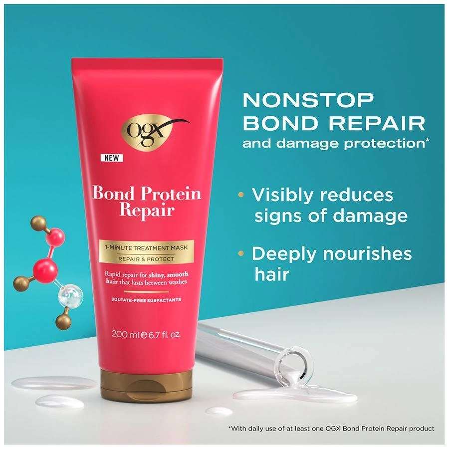 OGX Repair & Protect Bond Protein Repair Treatment Mask 3