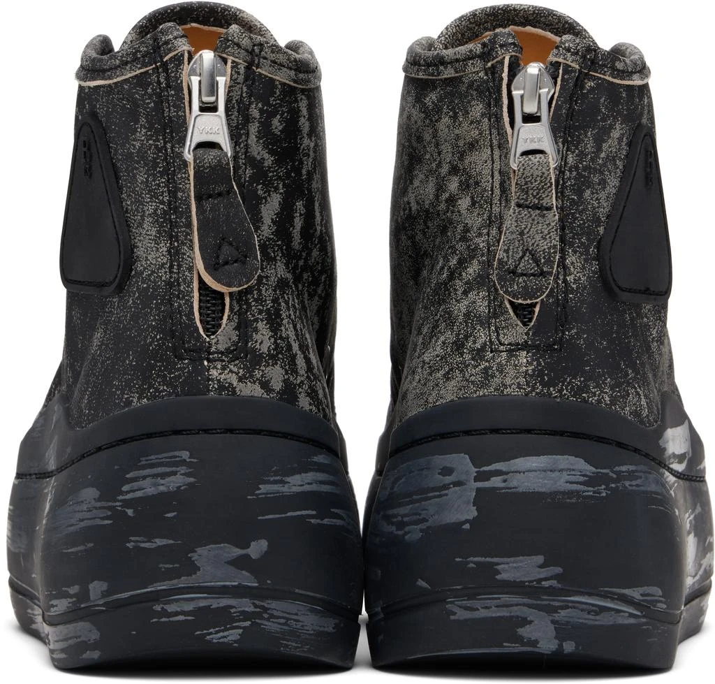 R13 Gray 
Black Kurt High Top Sneakers 2