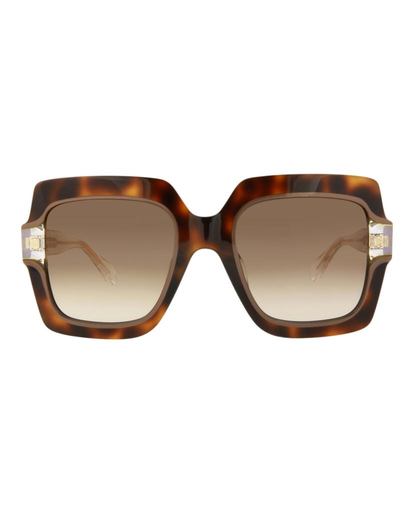 Just Cavalli Square-Frame Acetate Sunglasses