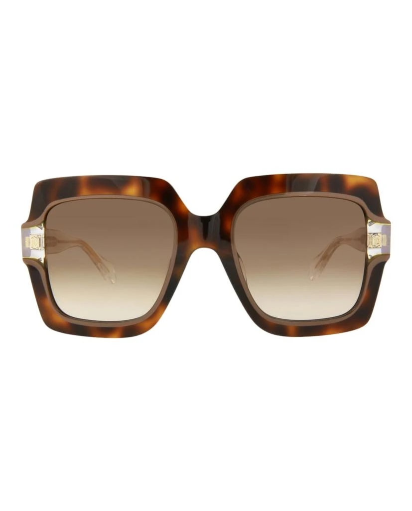 Just Cavalli Square-Frame Acetate Sunglasses 1