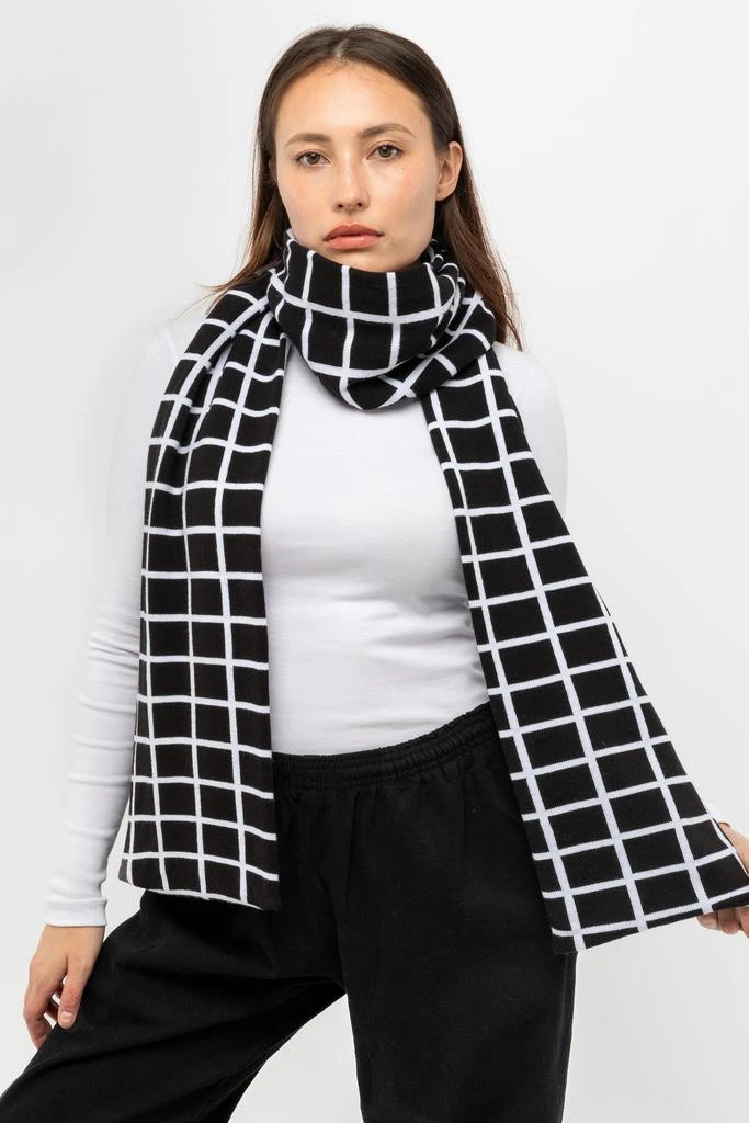 Los Angeles Apparel JQSCARF06 - Grid Scarf 6