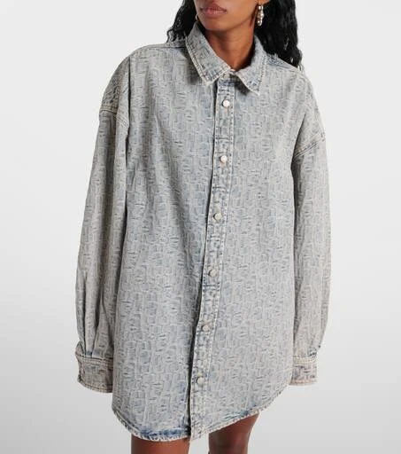 Acne Studios Setar monogram denim shirt 4