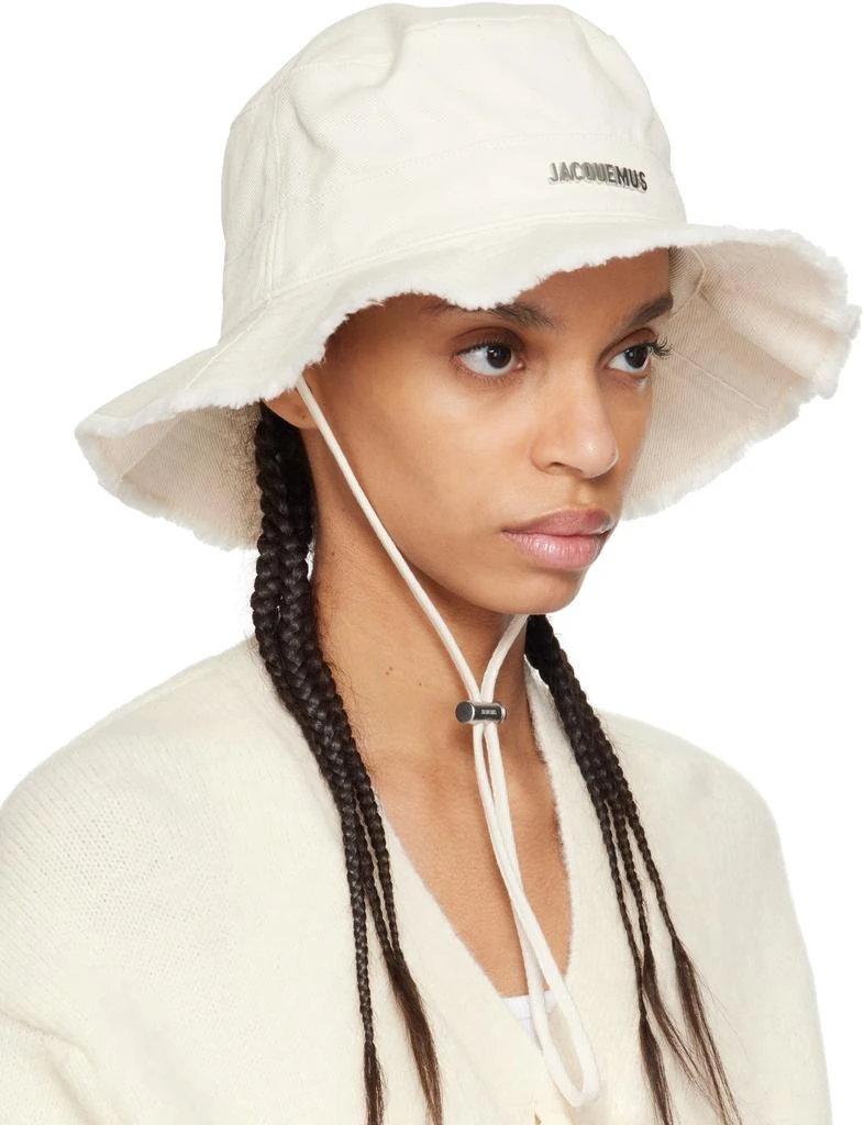 Jacquemus Off-White Les Classiques 'The Artichaut' Bucket Hat 2