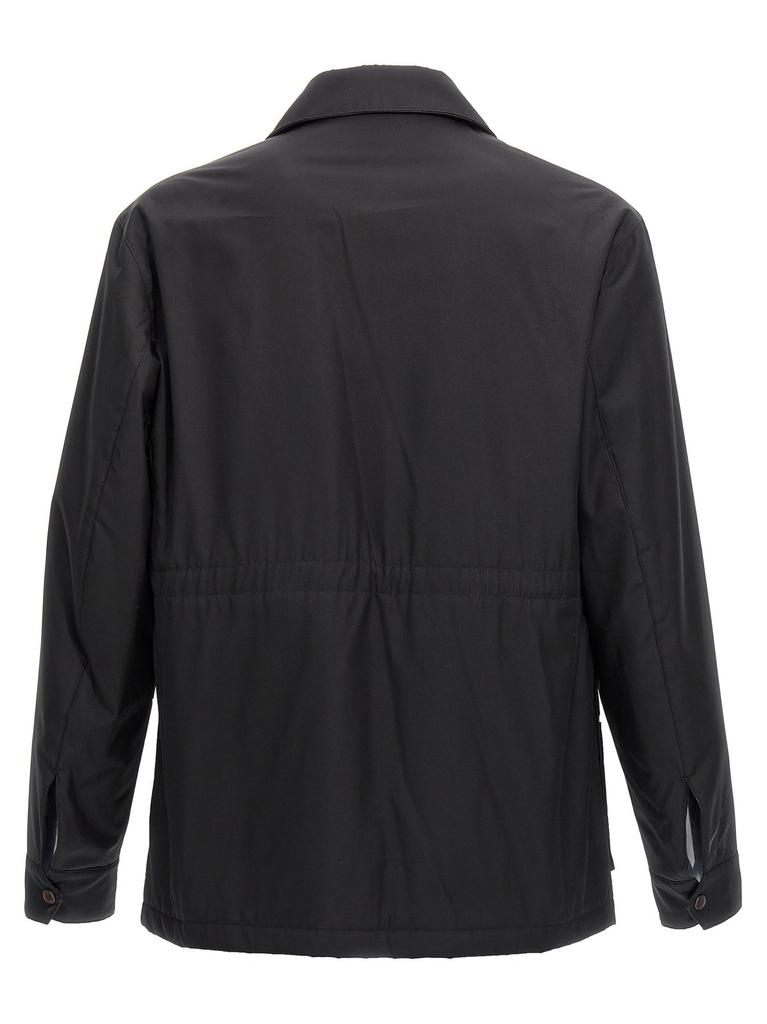 Berluti Berluti Collared Zip Detailed Jacket