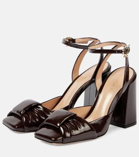 Gianvito Rossi 90 patent leather sandals 5