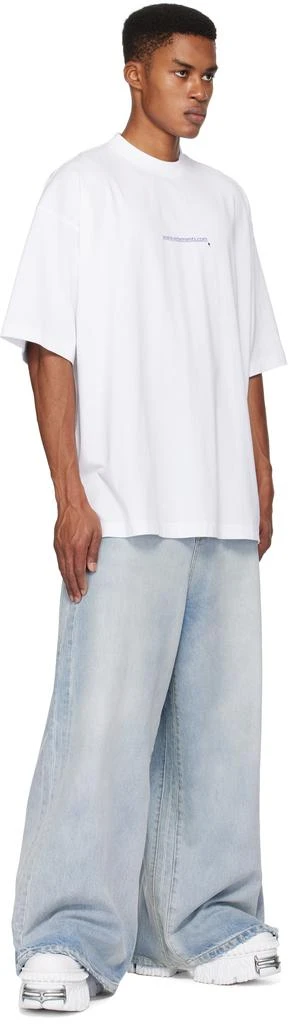 Vetements White Website Oversized T-shirt 4