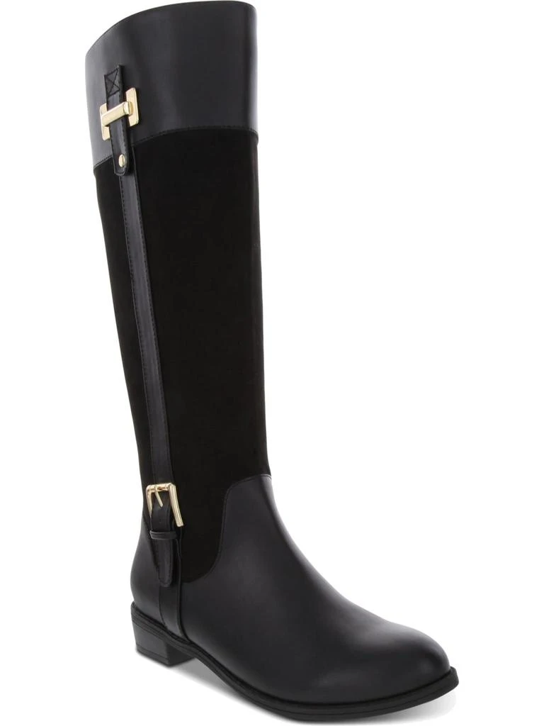 Karen Scott Deliee 2 Womens Faux Leather Riding Boots 7