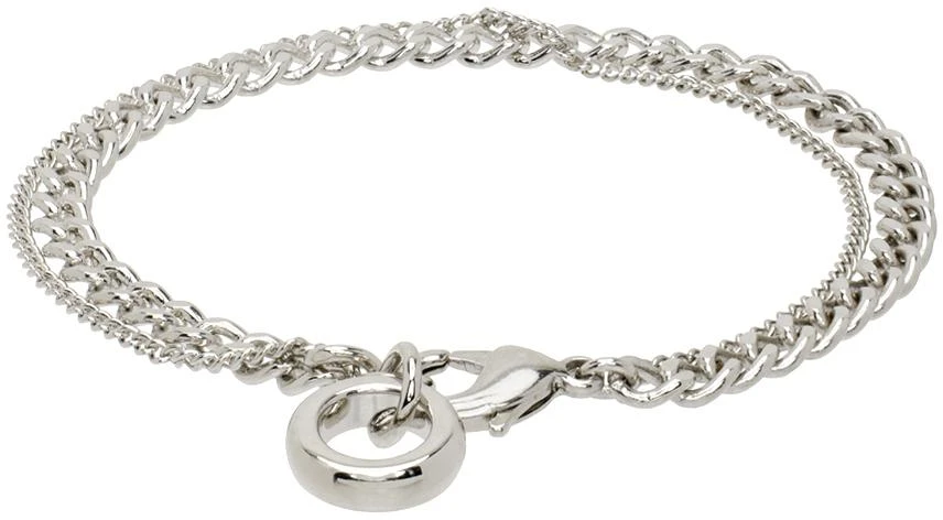 A.P.C. Silver Minimal Bracelet 2