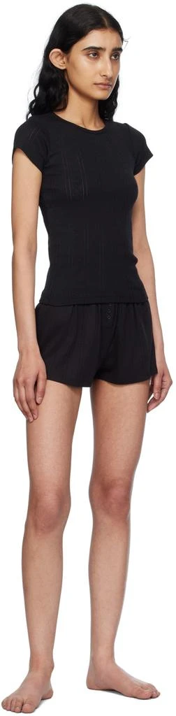 Cou Cou Black 'The Baby Regular' T-Shirt 4