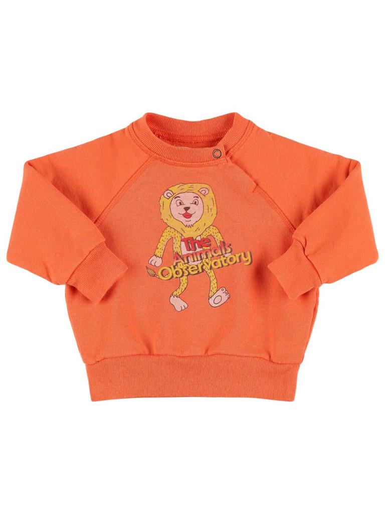The Animals Observatory Printed Cotton Sweatshirt