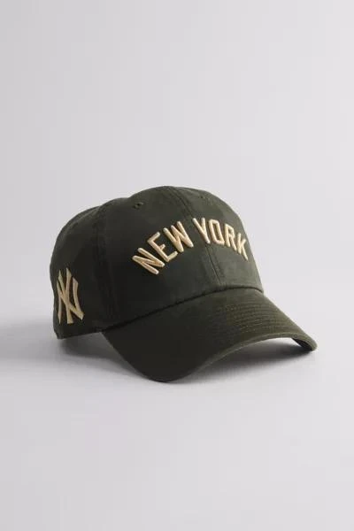 Mitchell & Ness Mitchell & Ness MLB New York Yankees Leather Dad Hat 1