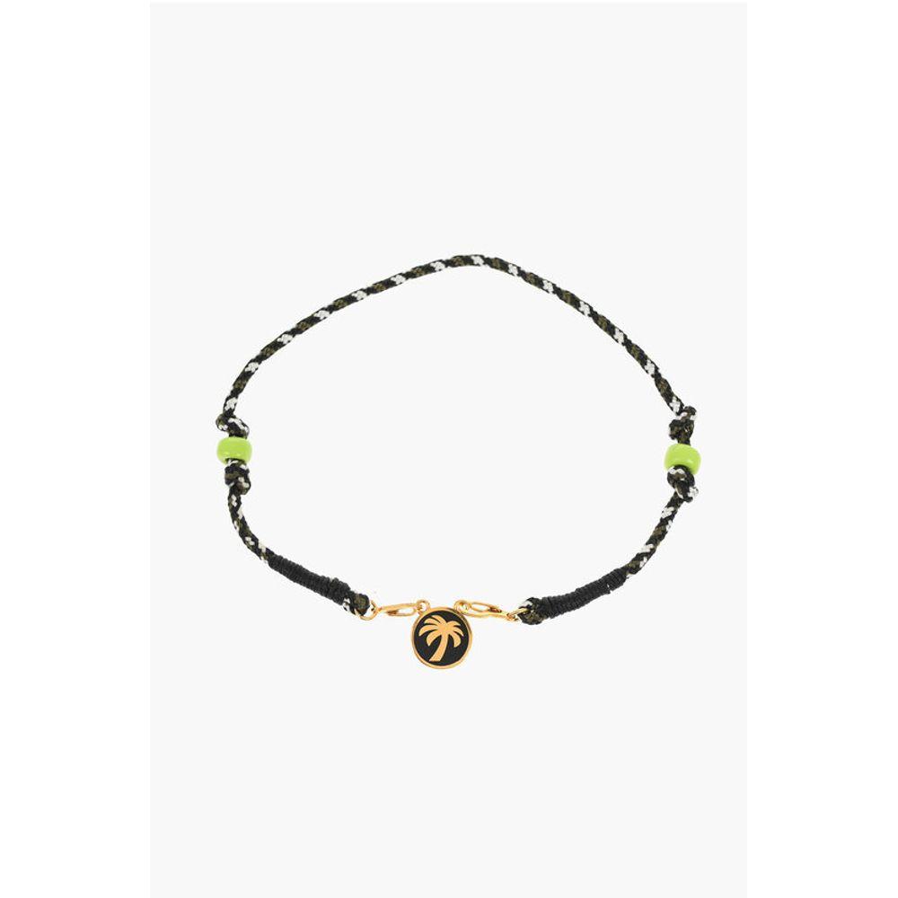 Palm Angels Cord Choker with Women's Charm