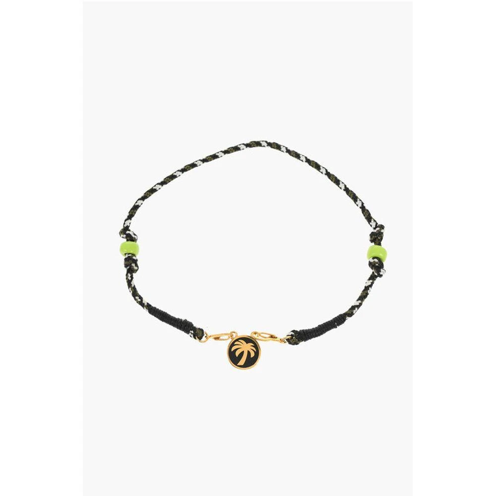 Palm Angels Cord Choker with Women's Charm 1
