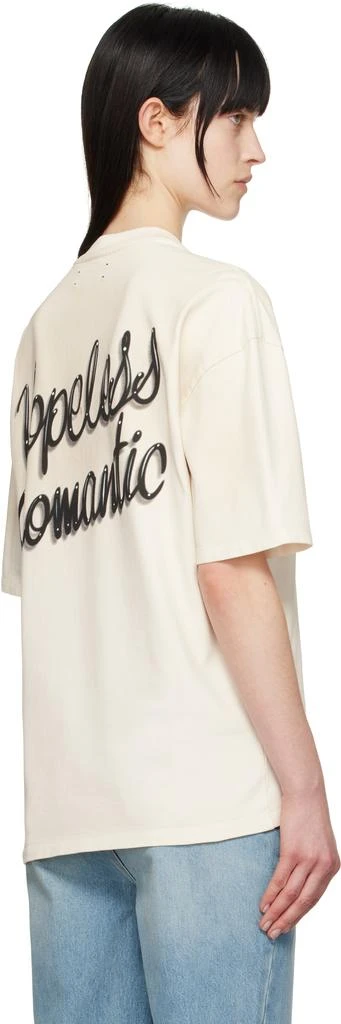 AMIRI Off-White 'Hopeless Romantic' Os T-shirt 3