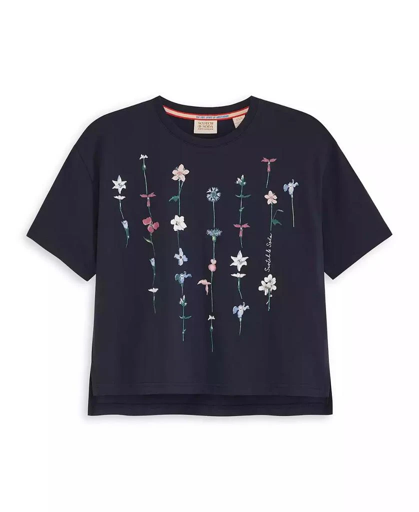 Scotch & Soda Big Girls Jersey Short Sleeve Fashion T-Shirt 1