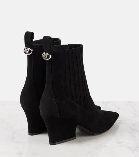 Valentino VLogo Lockette suede ankle boots 2