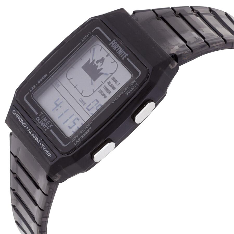 Timex Q Timex LCA x Fortnite Alarm Quartz Digital Unisex Watch TW2W96500