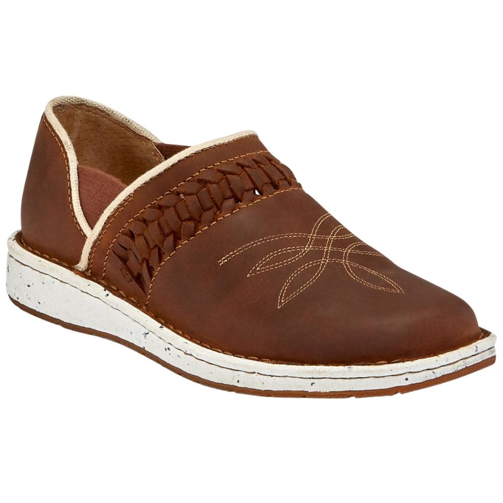 Justin Boots Poly Walnut Slip On Shoes