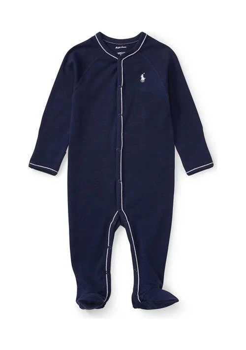 Ralph Lauren Cotton Footed Coverall