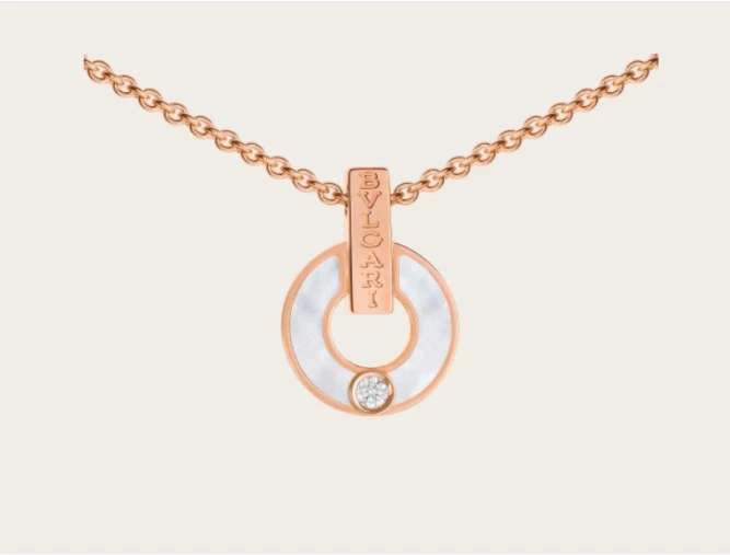 BVLGARI Bvlgari Openwork 18 kt rose gold necklace 357546 3