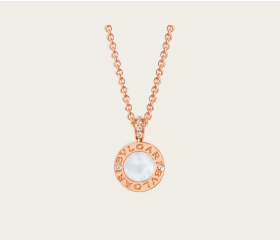 BVLGARI Bvlgari 18 kt rose gold chain and 18 kt rose gold pendant REF . 347761 1