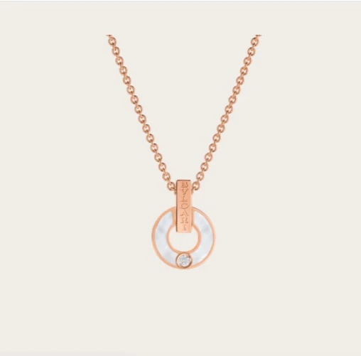 BVLGARI Bvlgari Openwork 18 kt rose gold necklace 357546 1